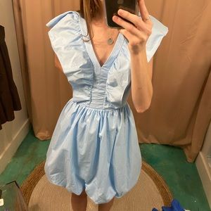 SOLD ⭐️ Two Cumberland Blue Ruffled Dress